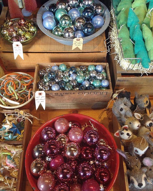 We're open after a 2 day re-organization of the shop, and guess what we put out..!!! It's that time of year again!