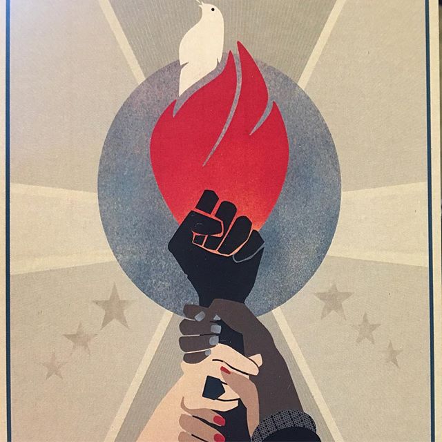 We appreciate those who are striking today. We are a woman owned small business and we are open today. Sidenote: we still have these postcards available (for free) if you want to stop by and write your representaives.