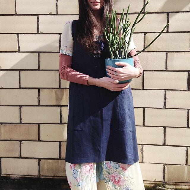 Bright and breezy. We've got gorgeous linen aprons from @portlandaproncompany for all your making, cooking and gardening projects!