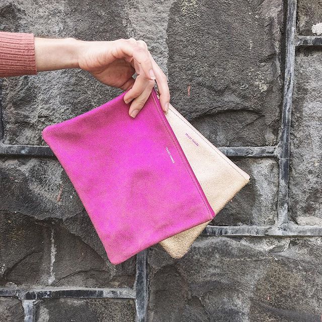 Hooray!! It's the weekend! These @traceytannerstudio pouches can help you fancy it up. We're open 11-6 today! Swing by and say hello!