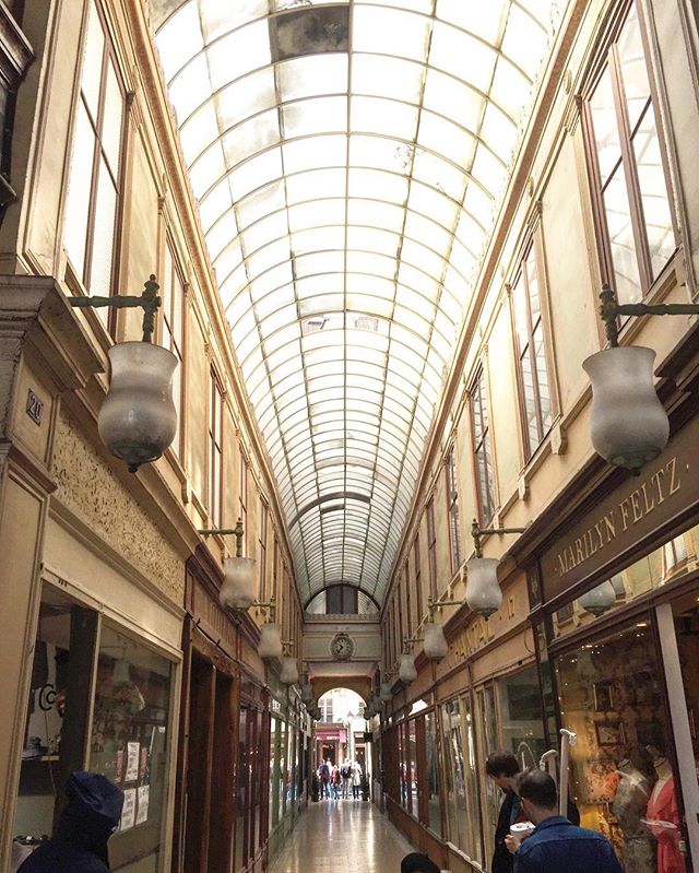 Today's wanderings took me through a series of ornamented glass covered passages.  By the mid 19th century there were nearly 150 passages throughout the city.  There remain only a couple dozen today.