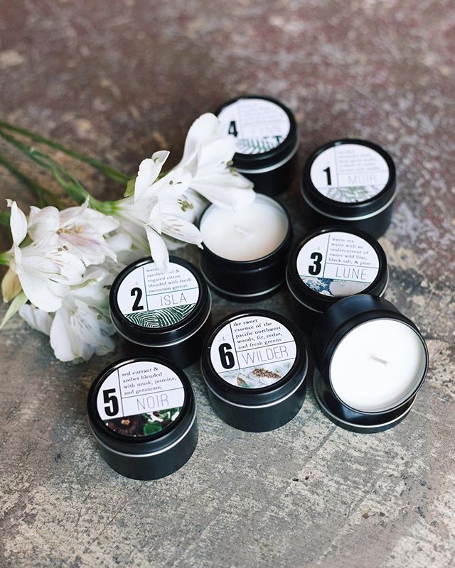 Our favorite candles by Portland's very own @trulykindred now come in a sweet little travel sized tin.  We've got all six scents in stock.