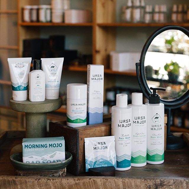 Ursa Major is definitely one of our favorite new skincare brands. Full of natural ingredients and it also comes in travel size! Please, ask us for a sample if you want to try it first.