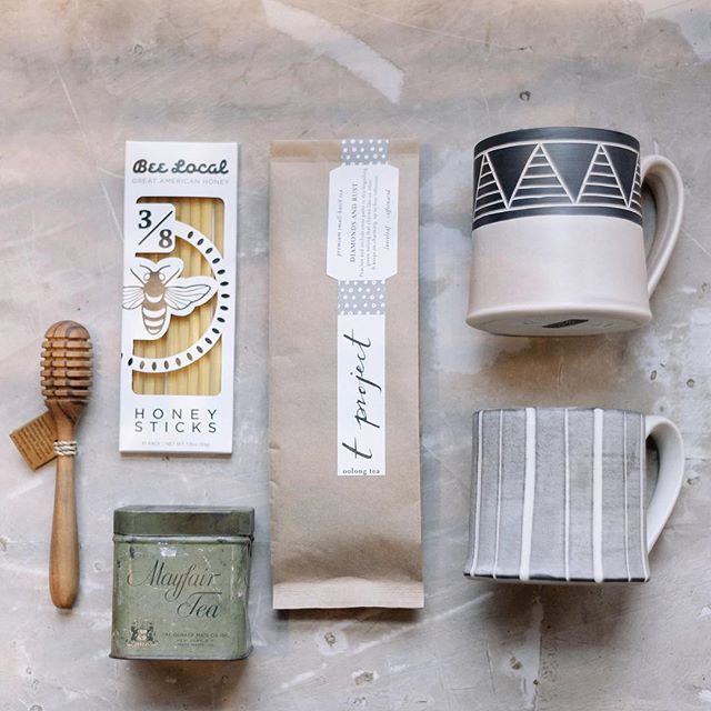 Tea, honey and your new favorite mug!