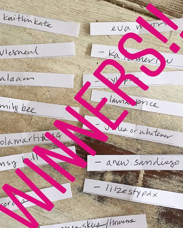 Giveaway Palo Santo winners!! Congratulations!  Stop by the shop anytime to pick up your prize.