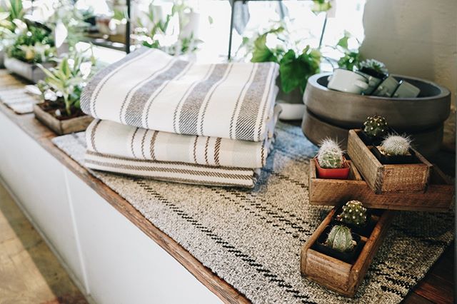 Time to get cozy. Stop by the shop to pick your new favorite blanket.