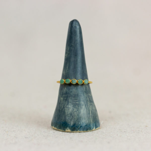 10kt-5-stone-ring-chrysoprase